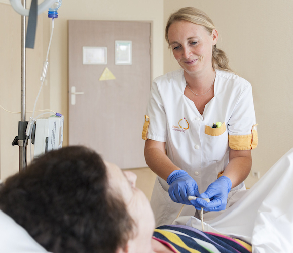 Infirmière, service oncologie, Hôpital Forcilles